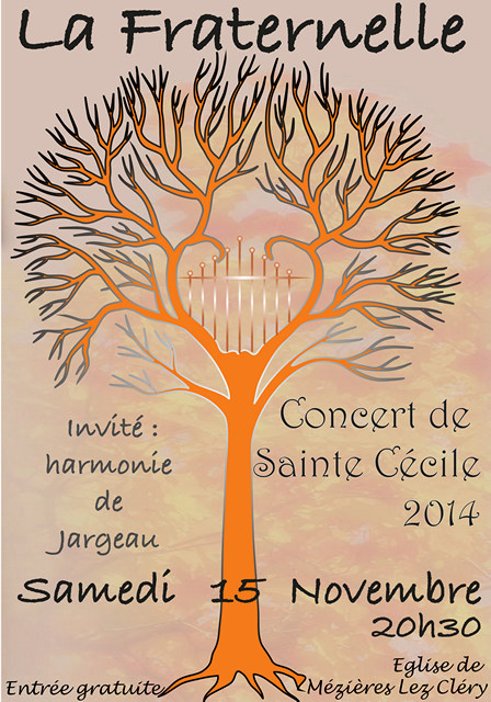 Affiche Concert Ste Ccile 2014