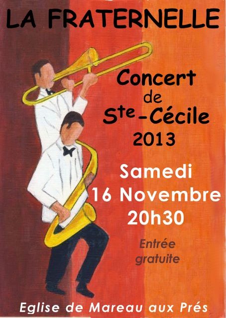 Affiche Concert Ste Cecile 2013