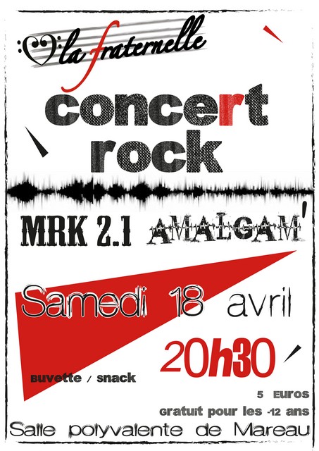 Affiche Concert Rock 2015