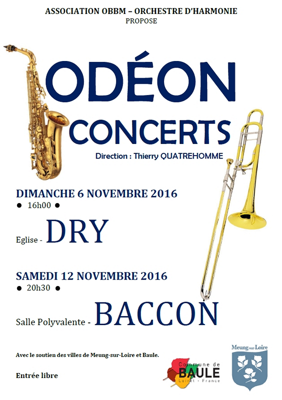 Affiche Concert Odéon 2016