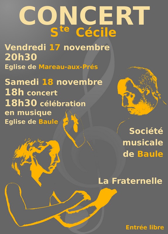 Affiche Concert Ste Cecile 2017